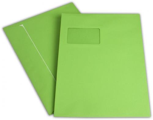 Briefumschläge C5 + Faltkarte 15x20 cm in hellgrün, 0,75 €